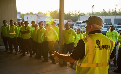 Level Green Landscaping Employees with benefits