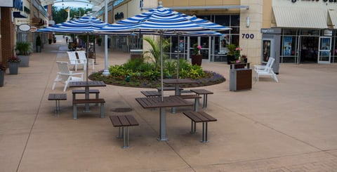 shopping center landscaping enhancements