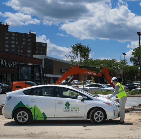 Level Green manager uses a prius to limit emissions