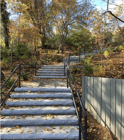 steps looking up