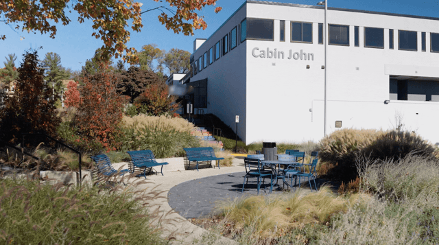 cabin john village - shopping center landscaping potomac md