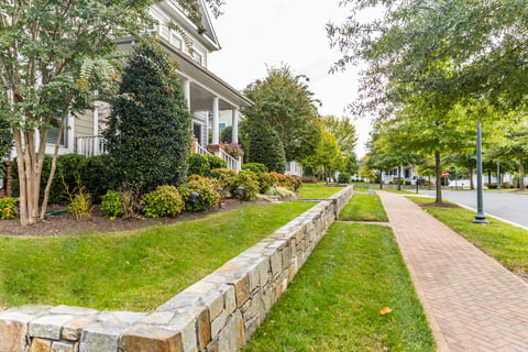 walkway along HOA property